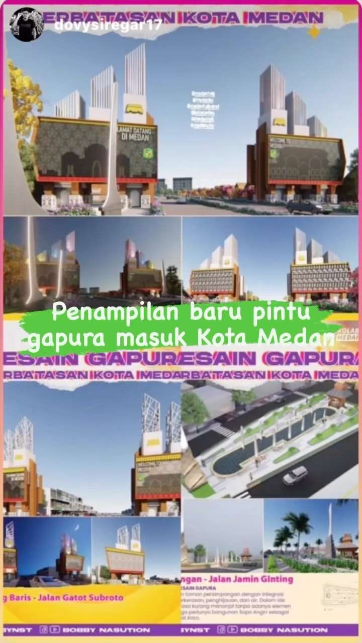 Penampilan baru pintu gapura masuk Kota Medan

Pemerintah Kota (Pemkot) Medan melakukan revitalisasi gapura pintu masuk menuju Kota Medan, Sumatera Utara (Sumut).