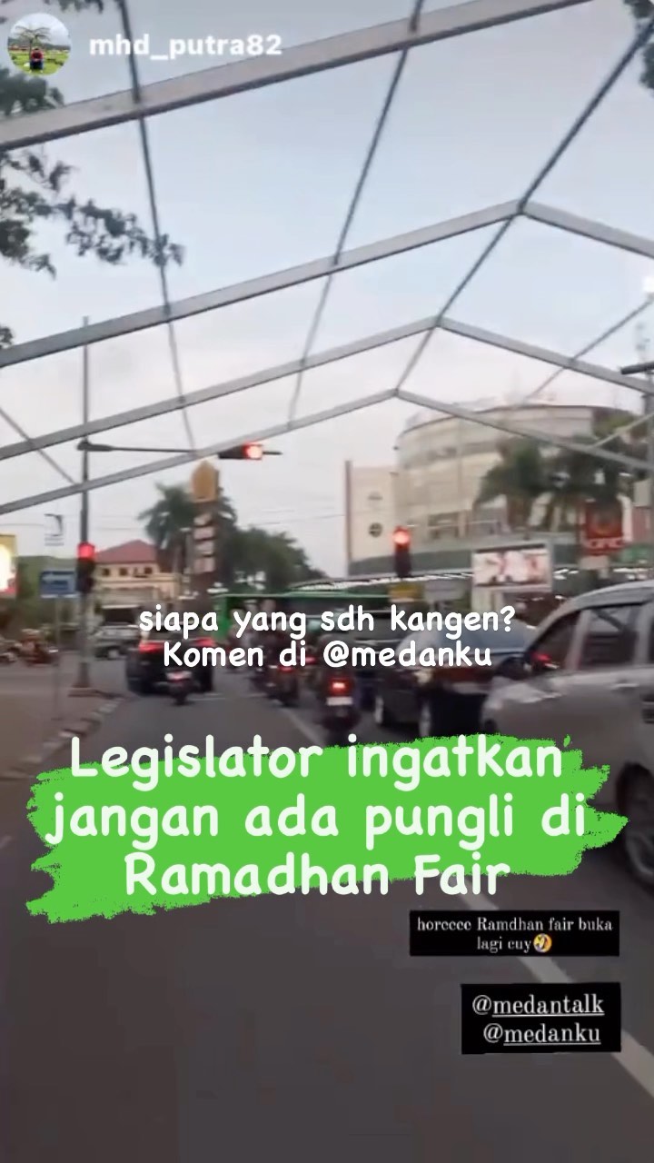 Kelihatan persiapan naik tenda Ramadhan Fair tahun ini

Legislator ingatkan jangan ada pungli di Ramadhan Fair (berita @medantalk )

Siapa yang sudah kangen datang kemari? 
Semoga tidak ada pungli ya

◇ Selalu pantau STORY dan FOLLOW @medanku utk info kejadian/kecelakaan/lalulintas terkini yang blm tentu di post ke feed dan utk bisa ikut komentar. 

♡ Silakan share (cerita/info lalulintas) ke story mention @medantalk dan juga @medantalkviral @medanku @medantalkid utk admin seleksi dan repost. Ingat tulis lokasi & kapan kejadian, keterangan kejadian dgn jelas dan lengkap di story agar mudah di mengerti saat repost.  Pastikan juga akun anda tidak dikunci agar kami bisa lihat dan repost. Terima kasih